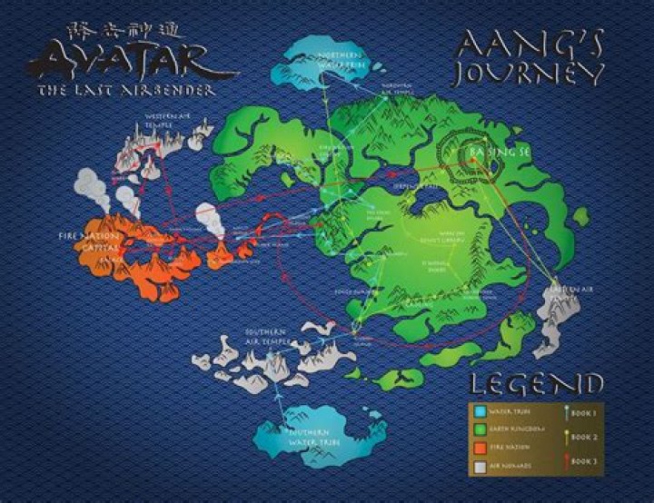 Aang's Journey Map: A Detailed Exploration of the Avatar's Adventures