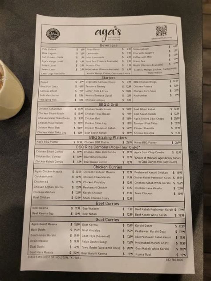 Aga's Restaurant & Catering Menu: A Culinary Experience Like No Other