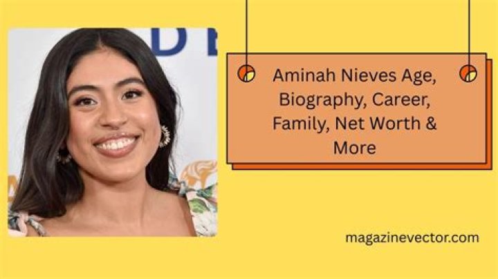 Aminah Nieves Wikipedia: The Ultimate Guide to Her Life, Career, and Achievements