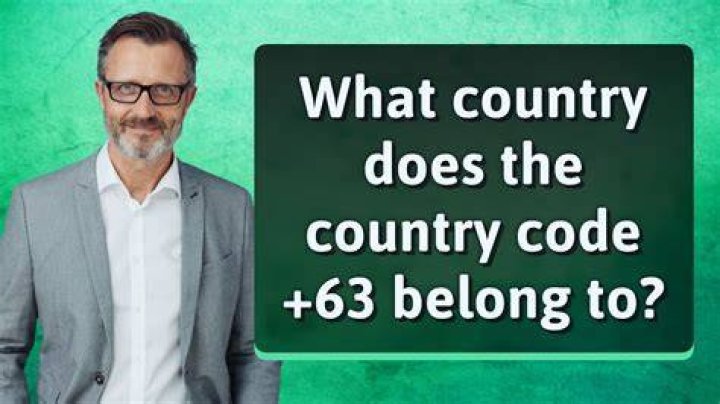 Country Code 63: Which Country Does It Belong To?
