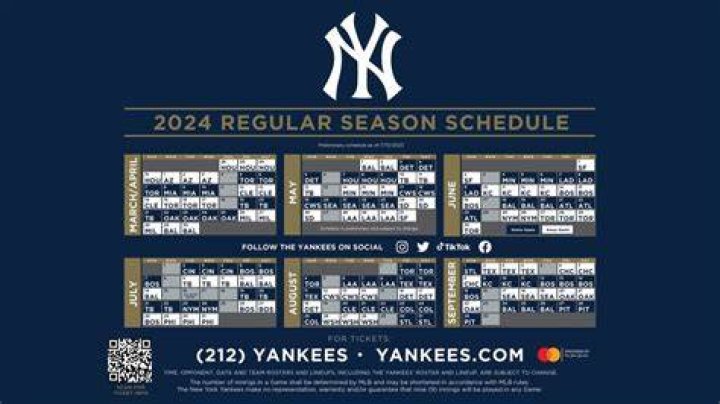 New York Yankees Schedule 2024: Your Ultimate Guide to Tickets and Game Dates
