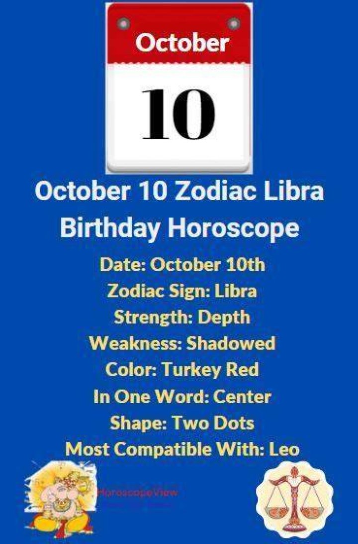 October 10 Zodiac Sign: Discover the Unique Traits of Libra and What Makes Them Special