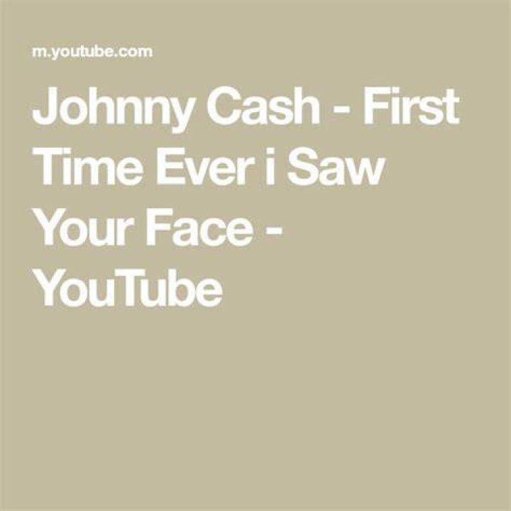 Rediscovering Johnny Cash: The First Time I Ever Saw Your Face