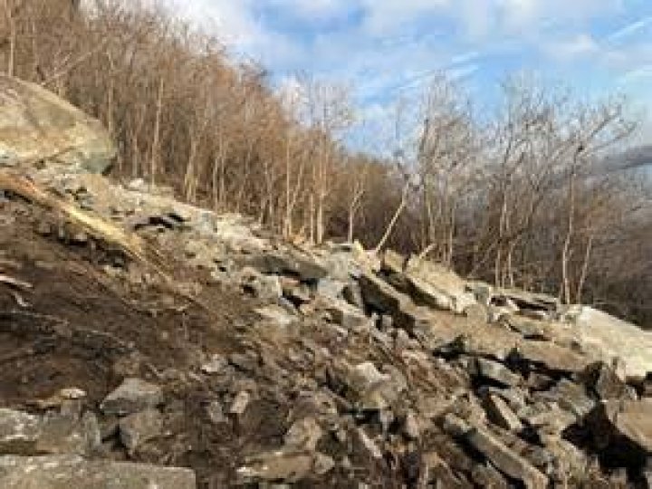 Upper Rock Closed to Private Vehicles for Up to Two Days After Rockfall Near Bruce's Farm
