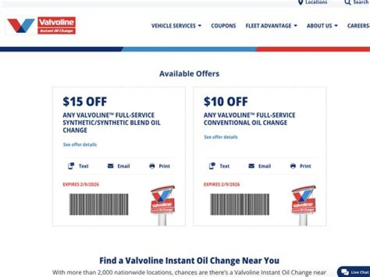 Valvoline Synthetic Oil Coupons: Save Big on High-Quality Engine Care